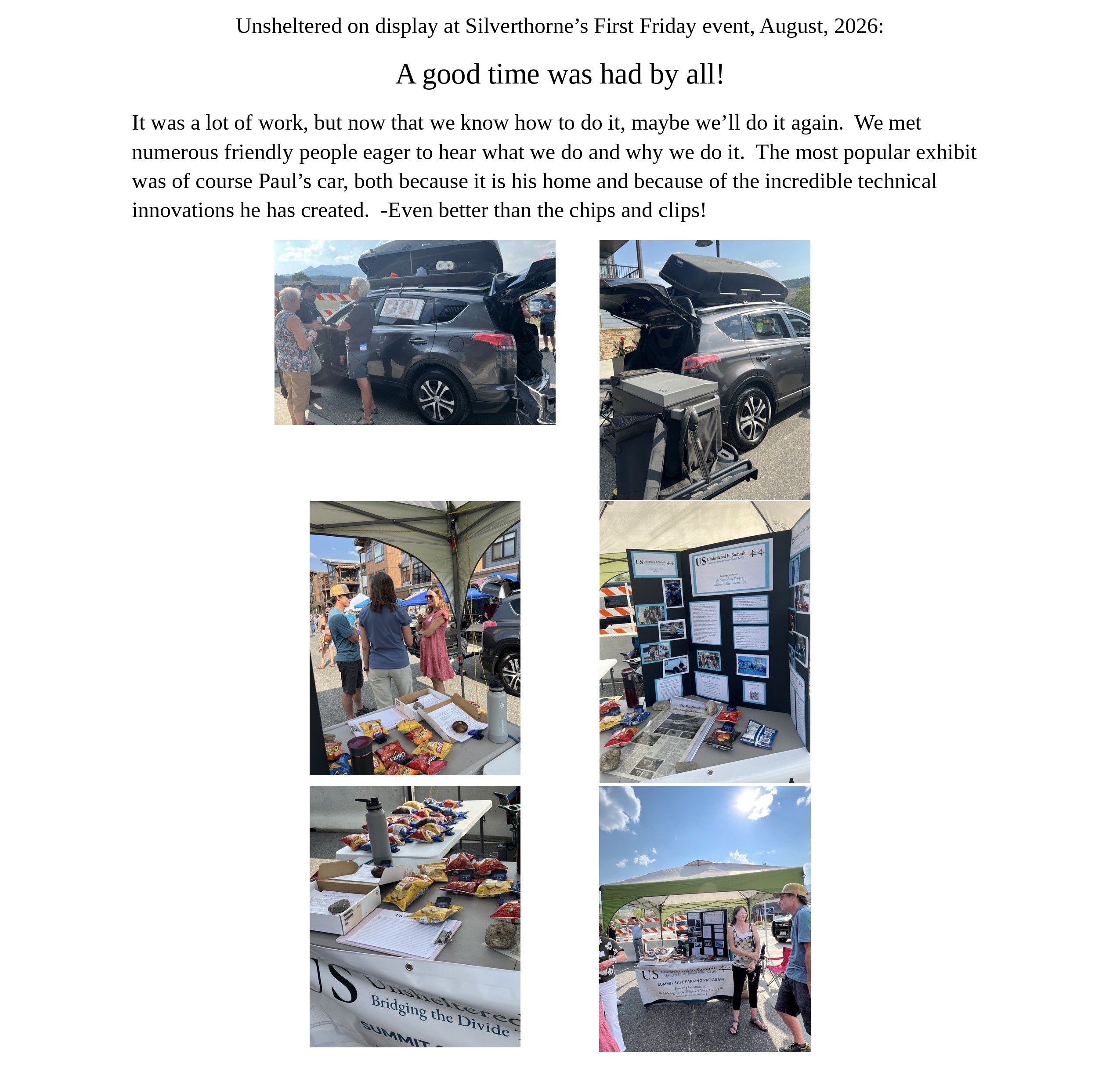 August 2026 First Friday Silverthorne